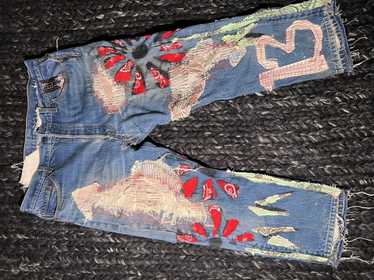 Custom × Levi's × Vintage Custom flower Levi’s - image 1