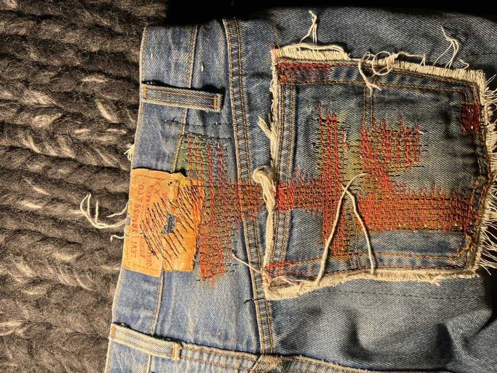 Custom × Levi's × Vintage Custom flower Levi’s - image 6