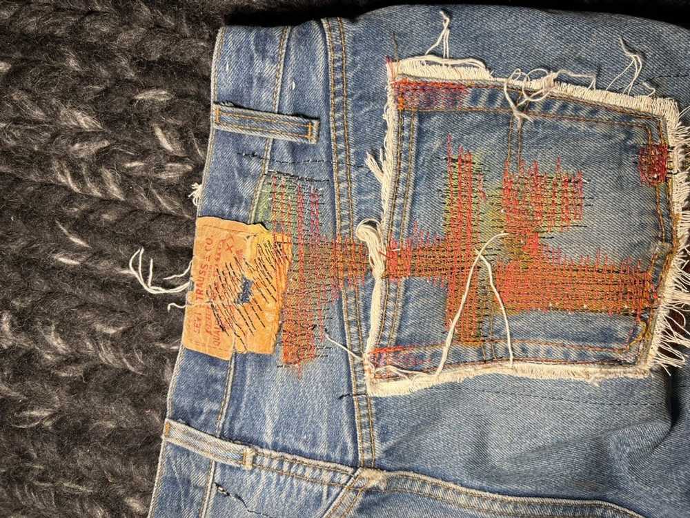 Custom × Levi's × Vintage Custom flower Levi’s - image 7