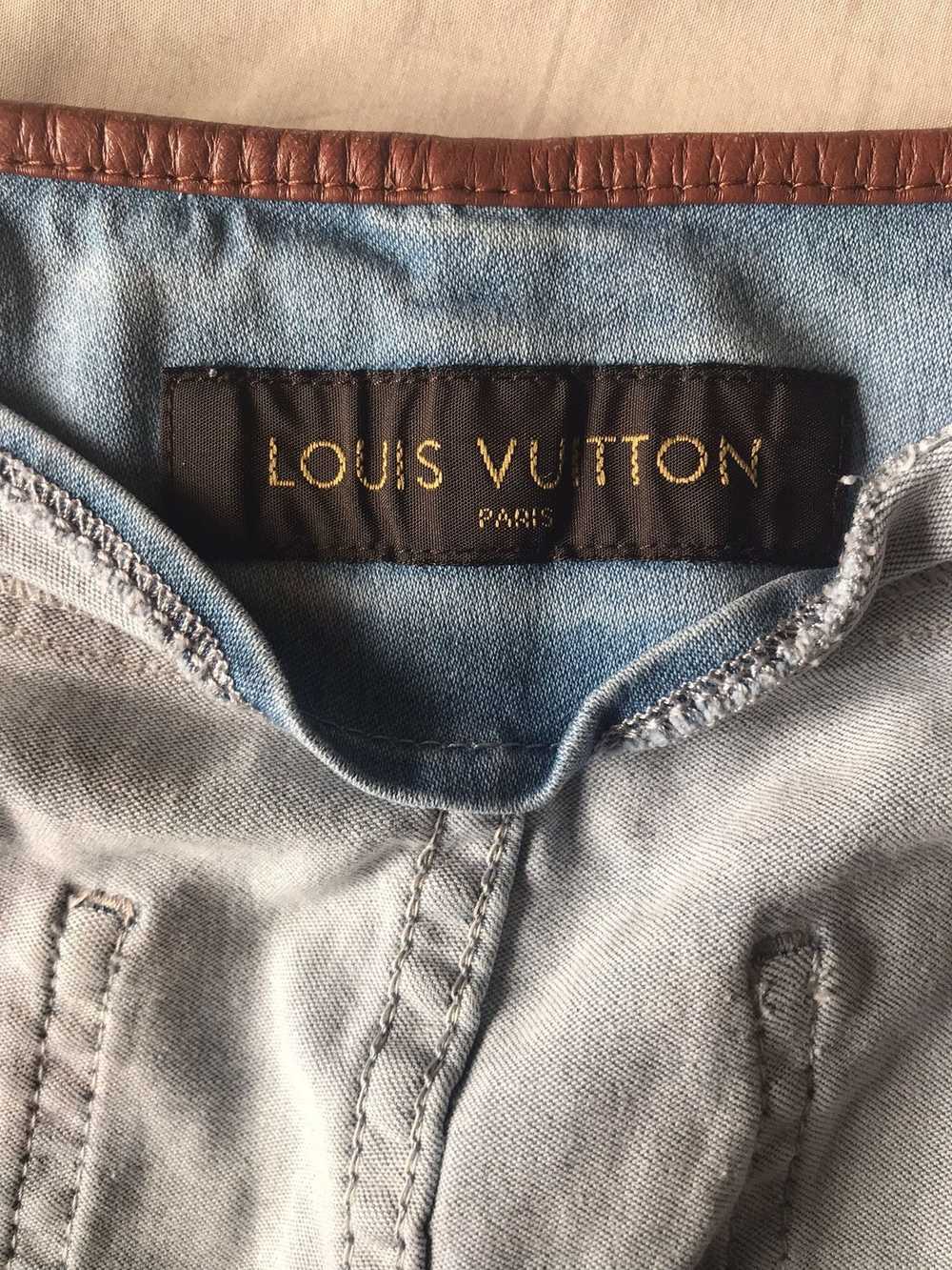 Louis Vuitton Louis Vuitton Vintage Denim Mini Sk… - image 6