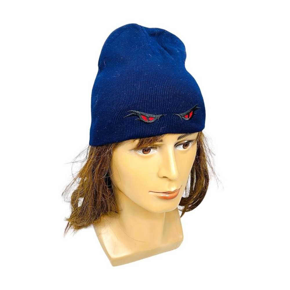 Japanese Brand × Streetwear ANGRY EYES BEANIE HAT - image 1