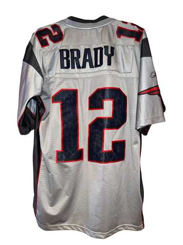 Reebok Tom Brady patriots jersey sewn in vintage r