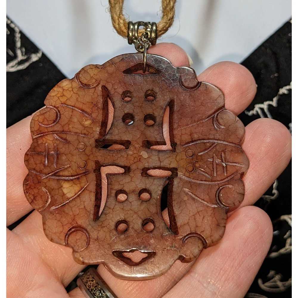 Other Hand Carved Stone Amulet - image 2