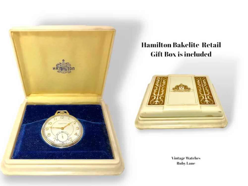 1938 Hamilton Morris 917 10s Pocket Watch - image 10