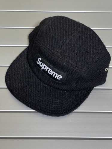 SUPREME FEATHERWEIGHT WOLL x HARRIS TWEED CAMP CAP BLACK ORIGINAL 💥 All  Size IDR ❌ SOLDOUT❌ VGCondition More Info & Order Text/Wa in bio!