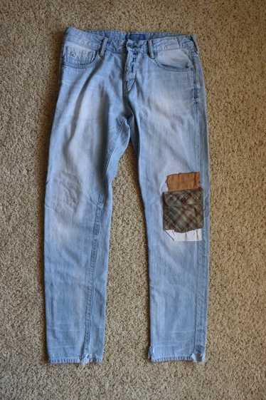 Custom Custom patchwork jeans 31x32