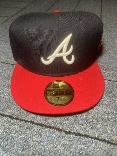 Shop New Era 59Fifty Atlanta Braves World Series Side Patch Fitted Hat  60291313-ERA white