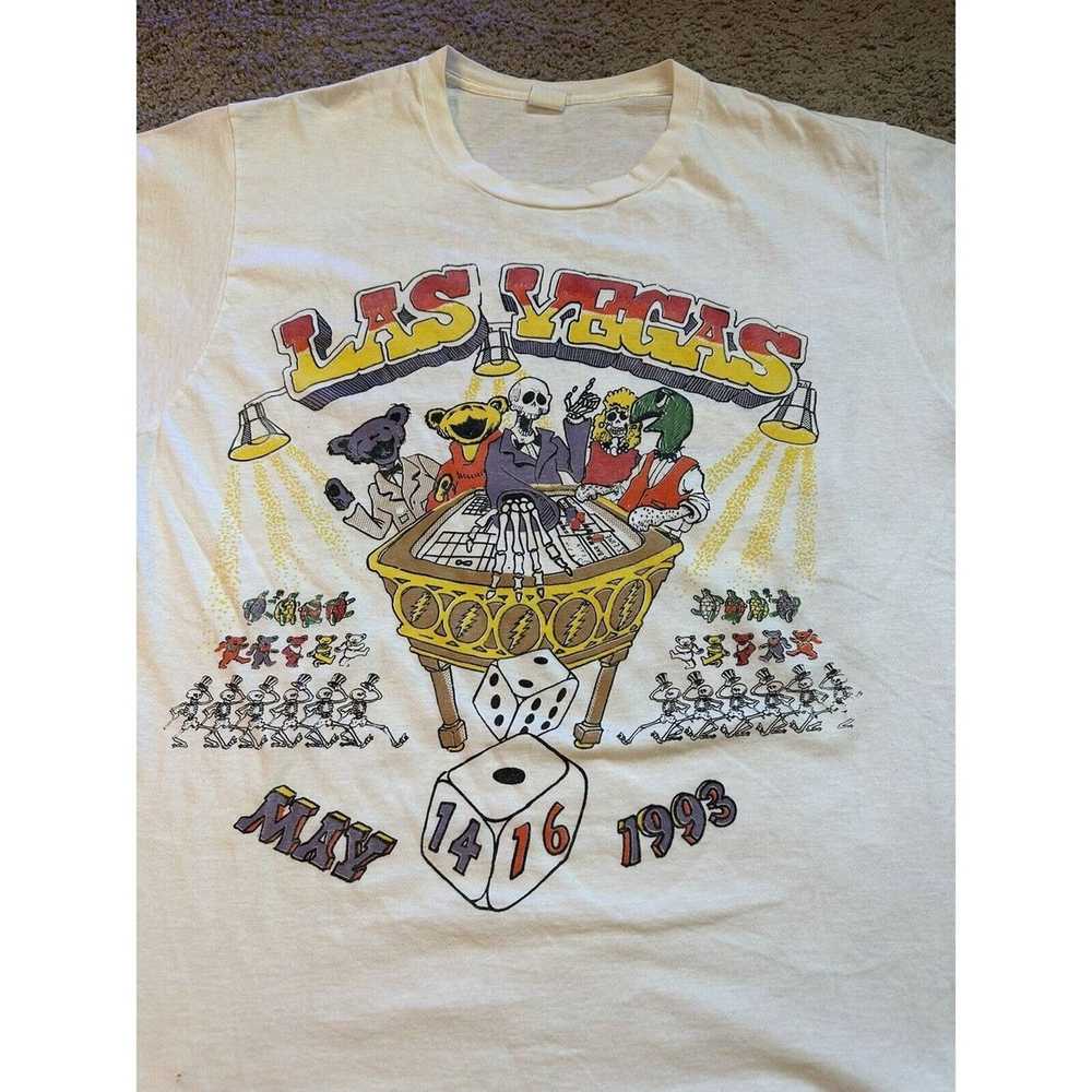 Gildan Grateful Dead Las Vegas 1993 Gambling Bear… - image 2