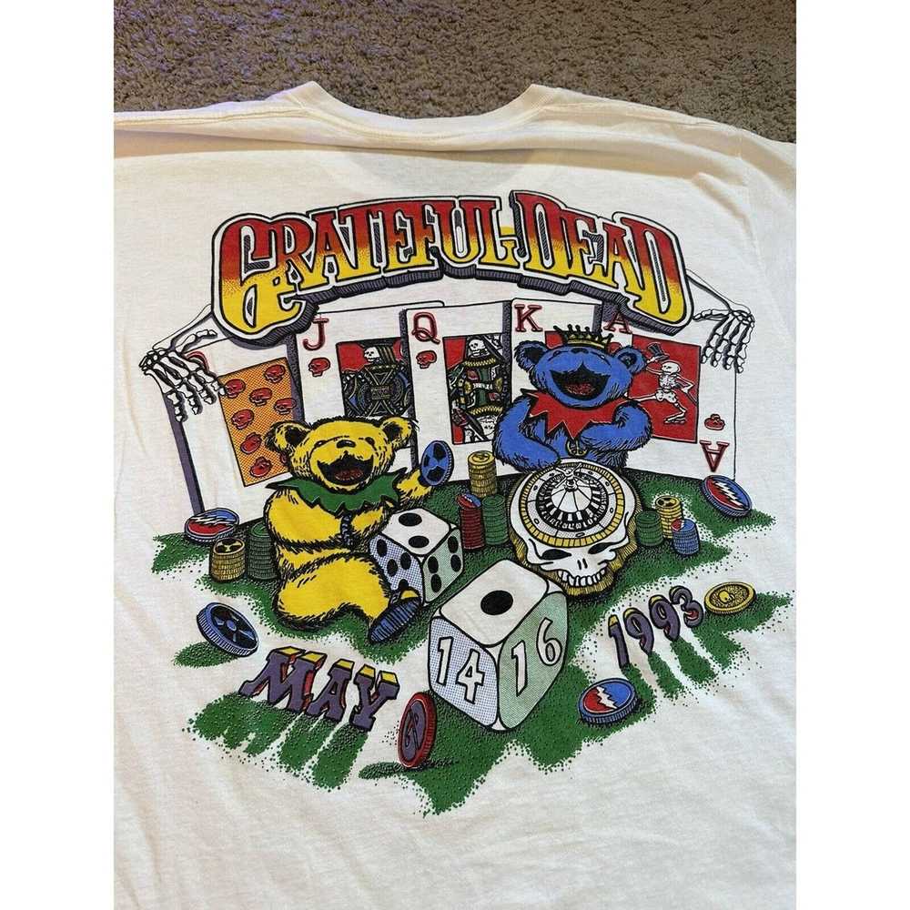 Gildan Grateful Dead Las Vegas 1993 Gambling Bear… - image 3