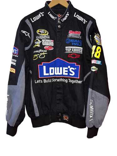 NASCAR Black Vintage nascar Jeff Hamilton jacket r