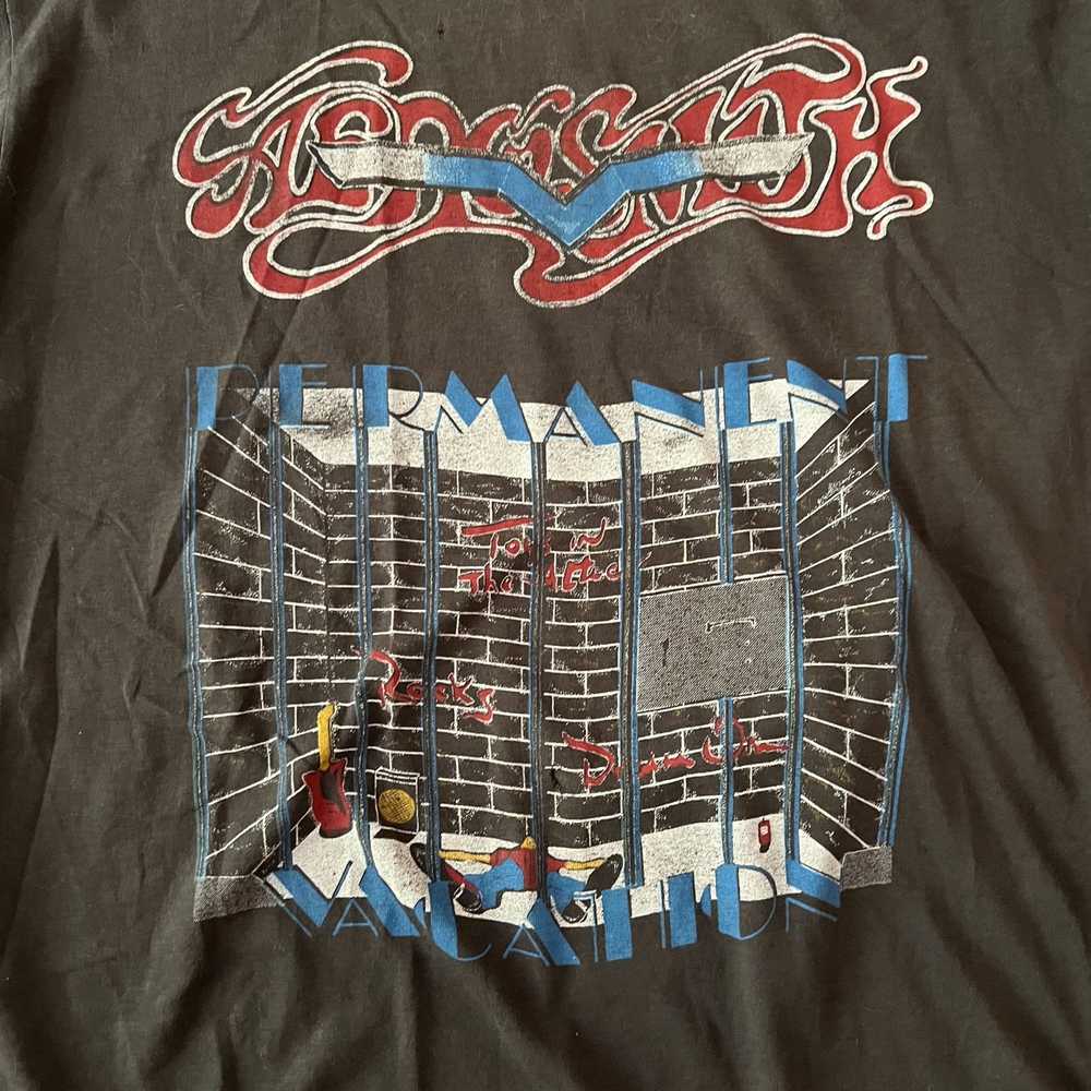 Vintage 1987 Aerosmith Vacation Tour Vintage Band… - image 3