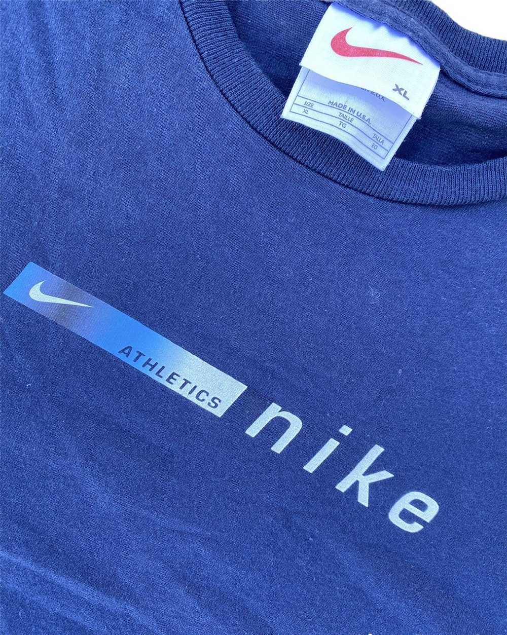 Nike × Streetwear × Vintage Navy blue white Nike … - image 2