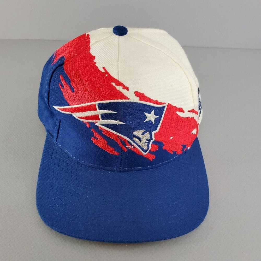 Vintage 90s New England Patriots Logo Athletic Grid Strapback 