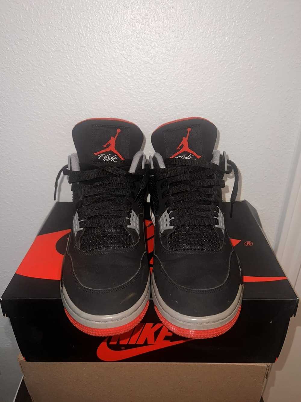 Jordan Brand × Nike Air Jordan 4 Retro “Bred” - image 1