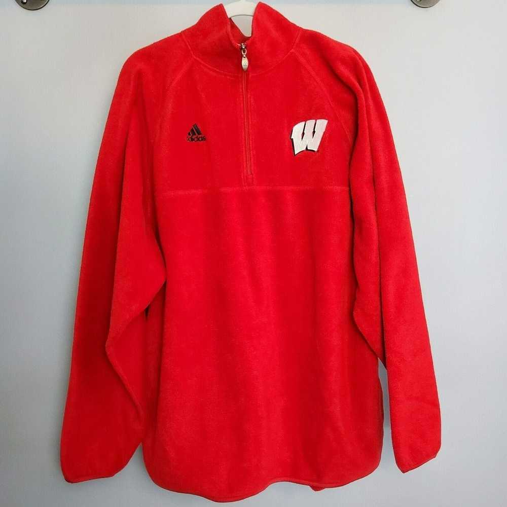 Adidas Vtg Adidas Wisconsin Badgers Red Size XL S… - image 1