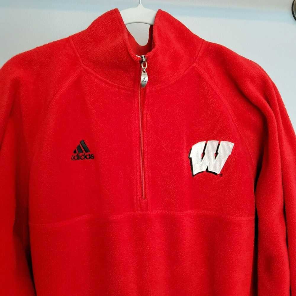 Adidas Vtg Adidas Wisconsin Badgers Red Size XL S… - image 4