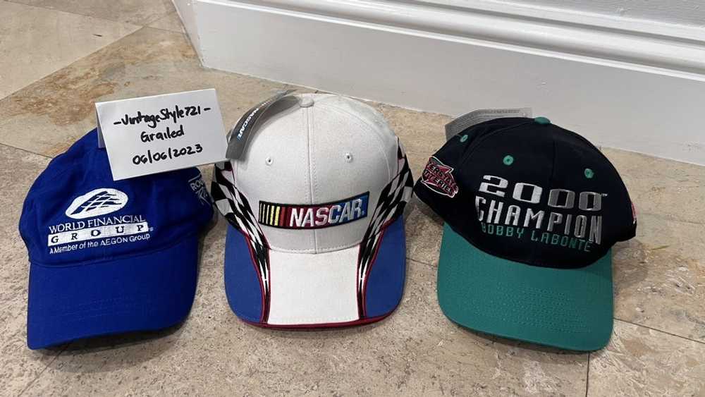 NASCAR × Vintage Bundles of 3 Nascar OS Hats - image 1