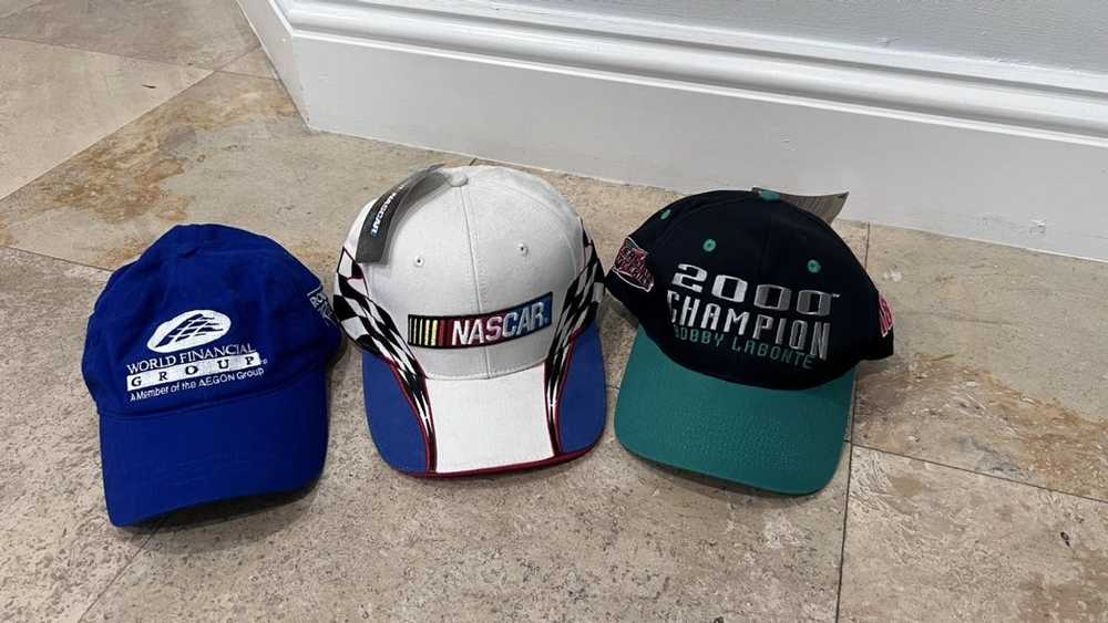 NASCAR × Vintage Bundles of 3 Nascar OS Hats - image 2