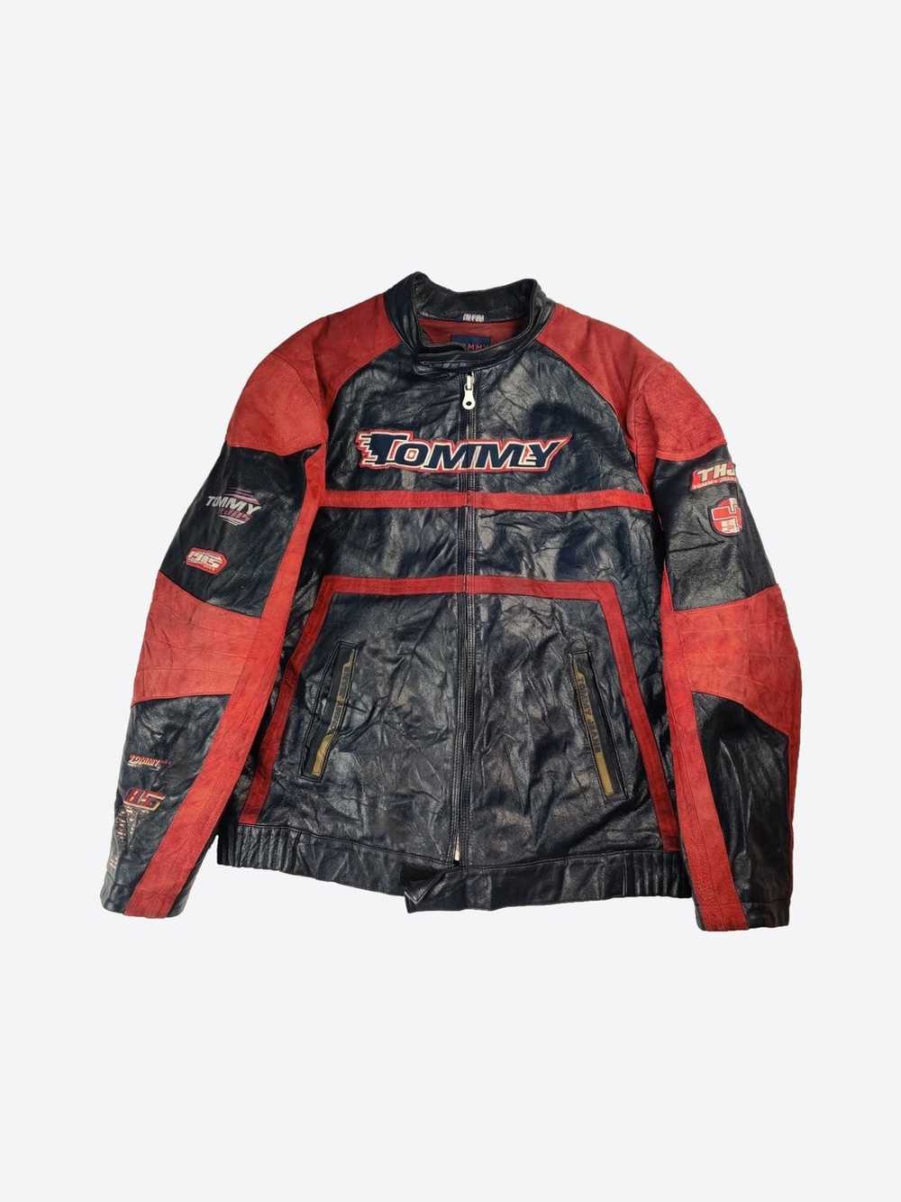 Leather Jacket × Tommy Hilfiger × Vintage Tommy H… - image 1