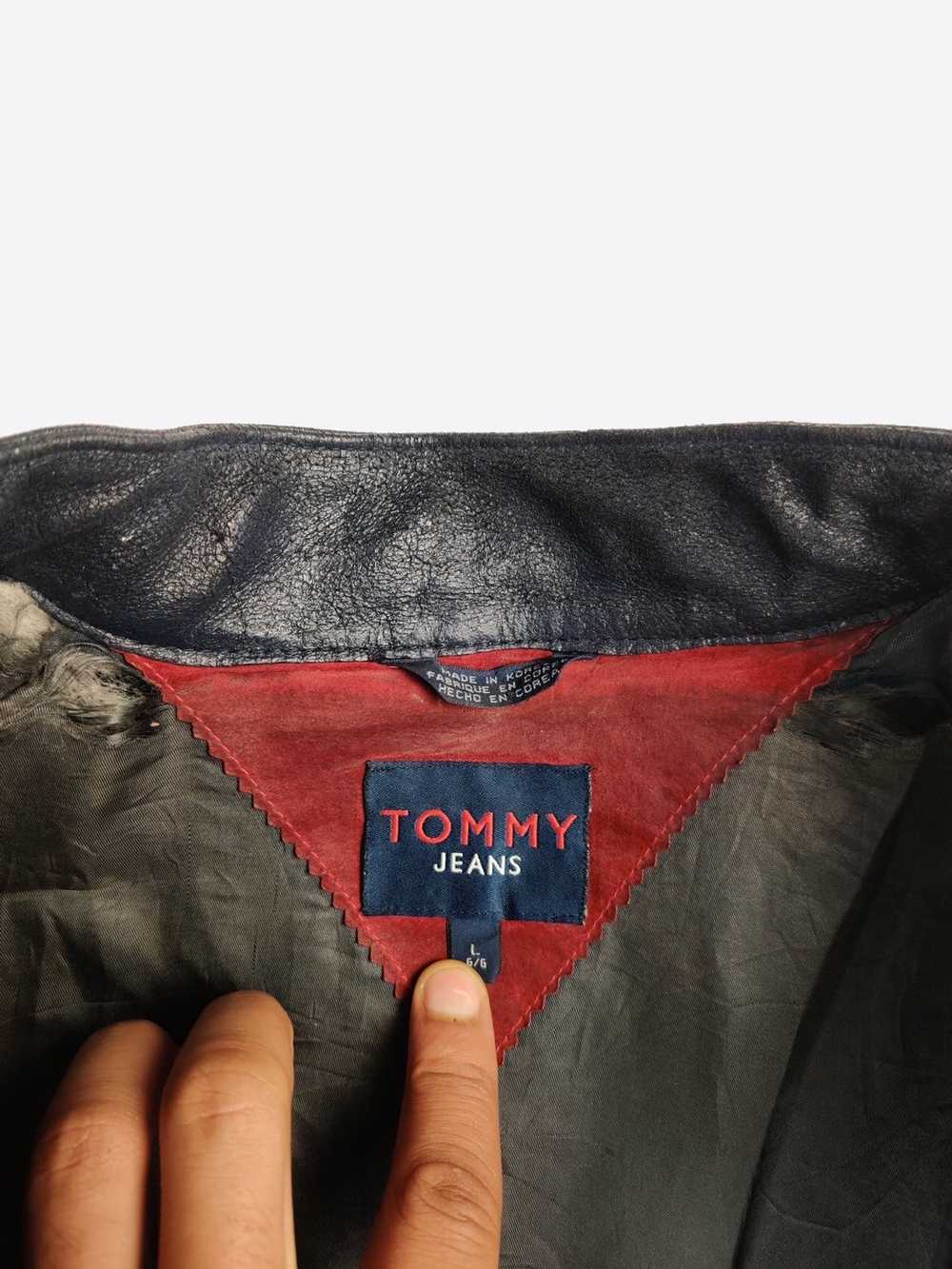 Leather Jacket × Tommy Hilfiger × Vintage Tommy H… - image 3