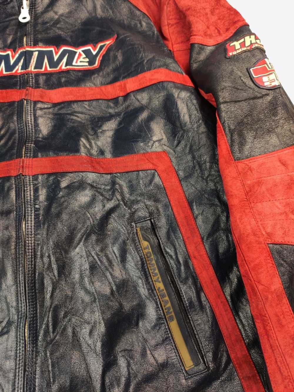 Leather Jacket × Tommy Hilfiger × Vintage Tommy H… - image 4