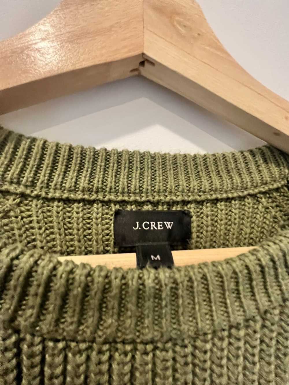 J.Crew J.Crew Green Knitted Sweater - image 2