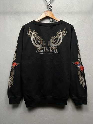 Vintage × Von Dutch Von Dutch Flying Eyes Sweatsh… - image 1