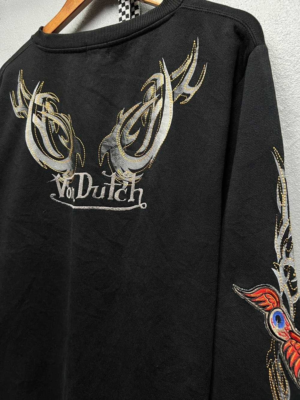 Vintage × Von Dutch Von Dutch Flying Eyes Sweatsh… - image 3