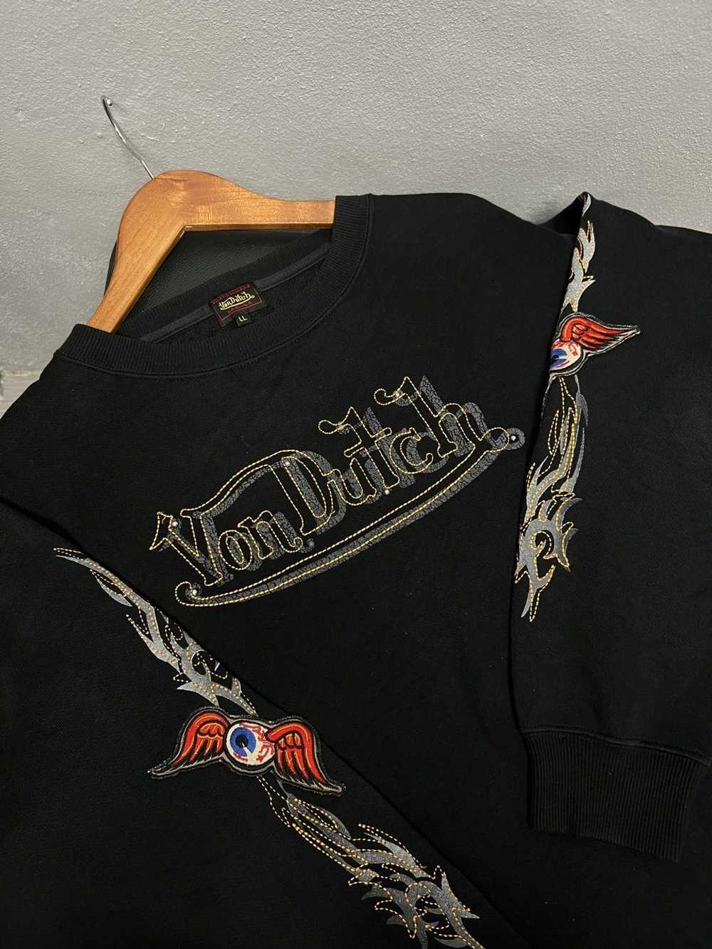 Vintage × Von Dutch Von Dutch Flying Eyes Sweatsh… - image 4