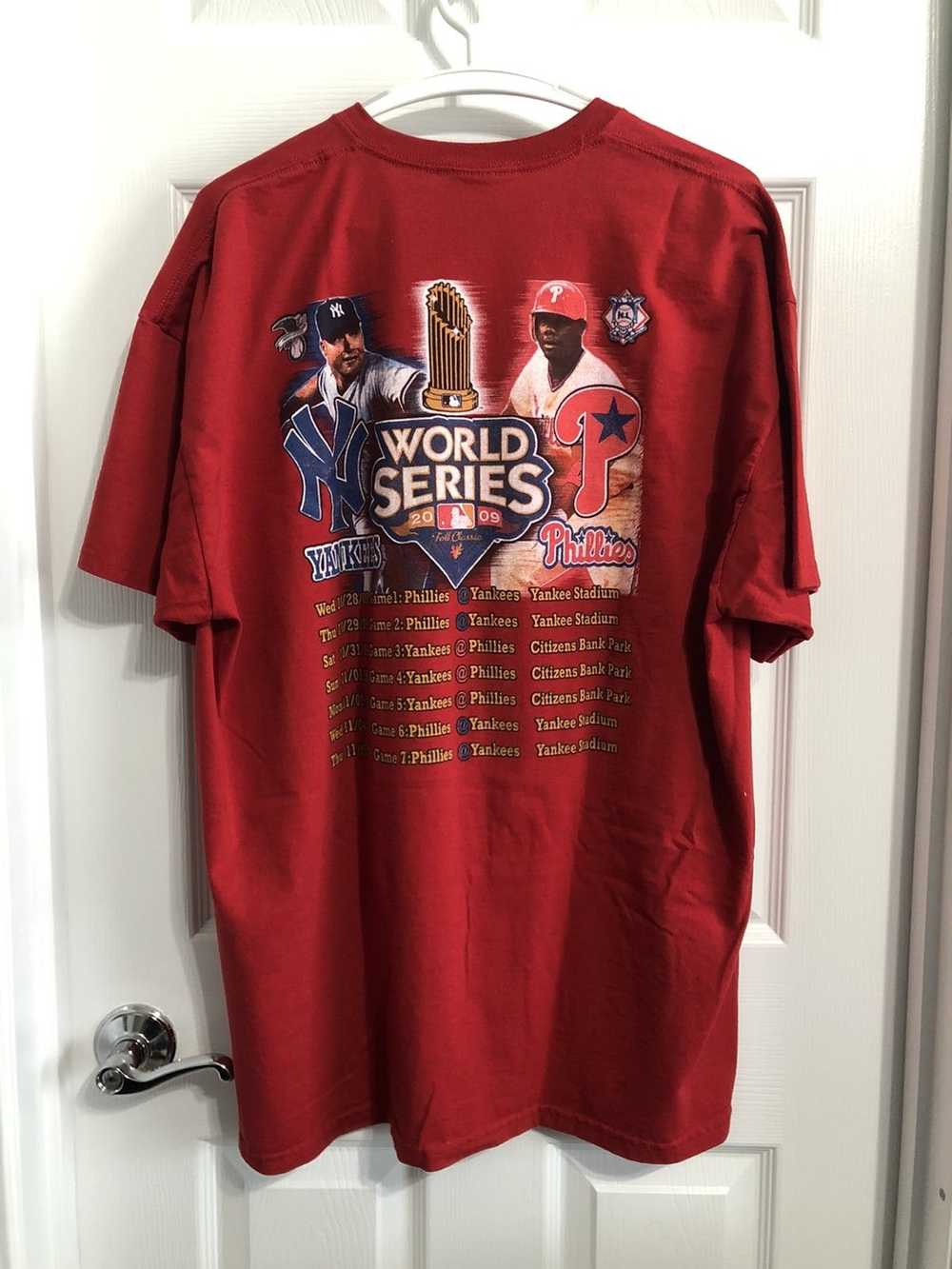 Jerzees NWOT 2009 World Series MLB T-shirt - image 4