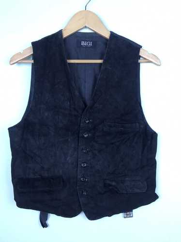 Bigi × Japanese Brand Bigi leather vest - gh5719