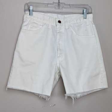 1960s/70s White Denim Cut Off Shorts, Levi’s Sta … - image 1