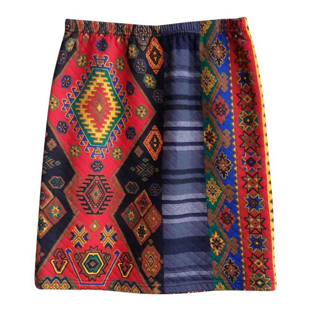 Jupe multicolore - Jupe droite, motifs aztèques t… - image 1