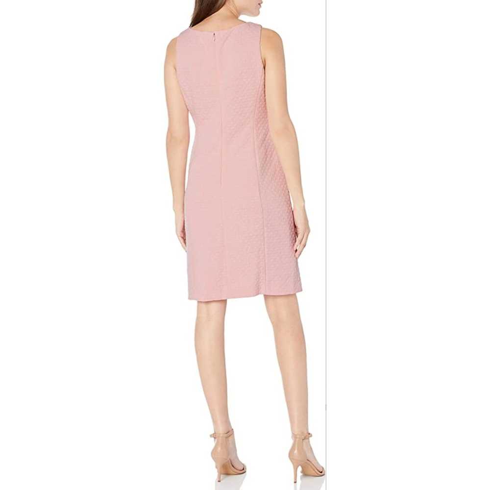 Other Pappagallo Sleeveless Brooke Pink Gold Dres… - image 2