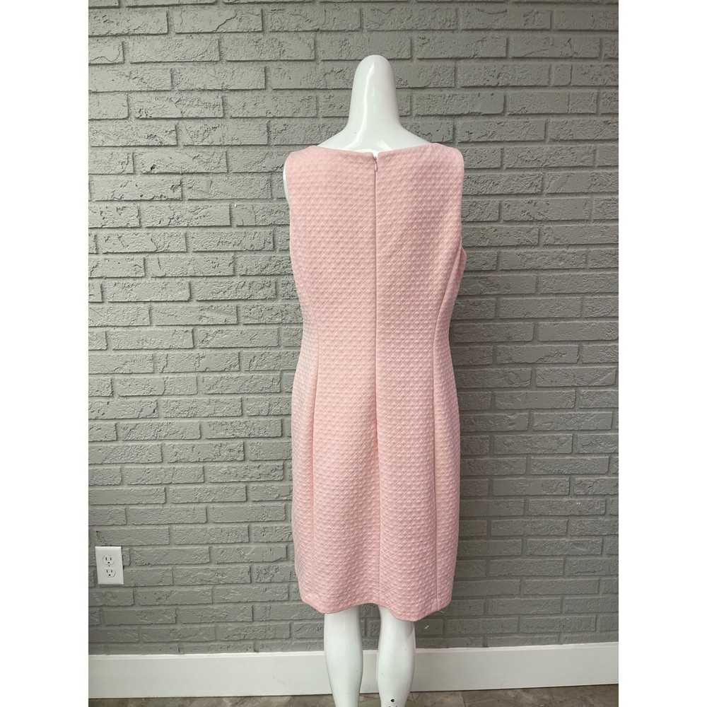 Other Pappagallo Sleeveless Brooke Pink Gold Dres… - image 6