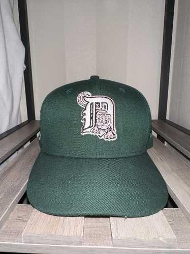 Shop New Era 59Fifty Detroit Tigers Grey Under Fitted Hat 70715146 green