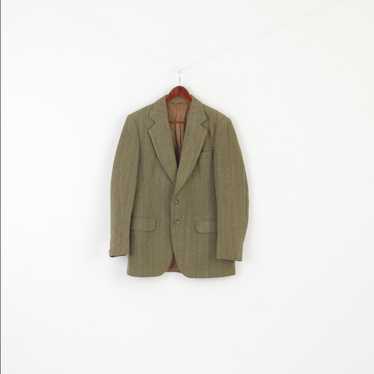 Vintage Dunn & Co Men 100 40 Blazer Green Vintage… - image 1