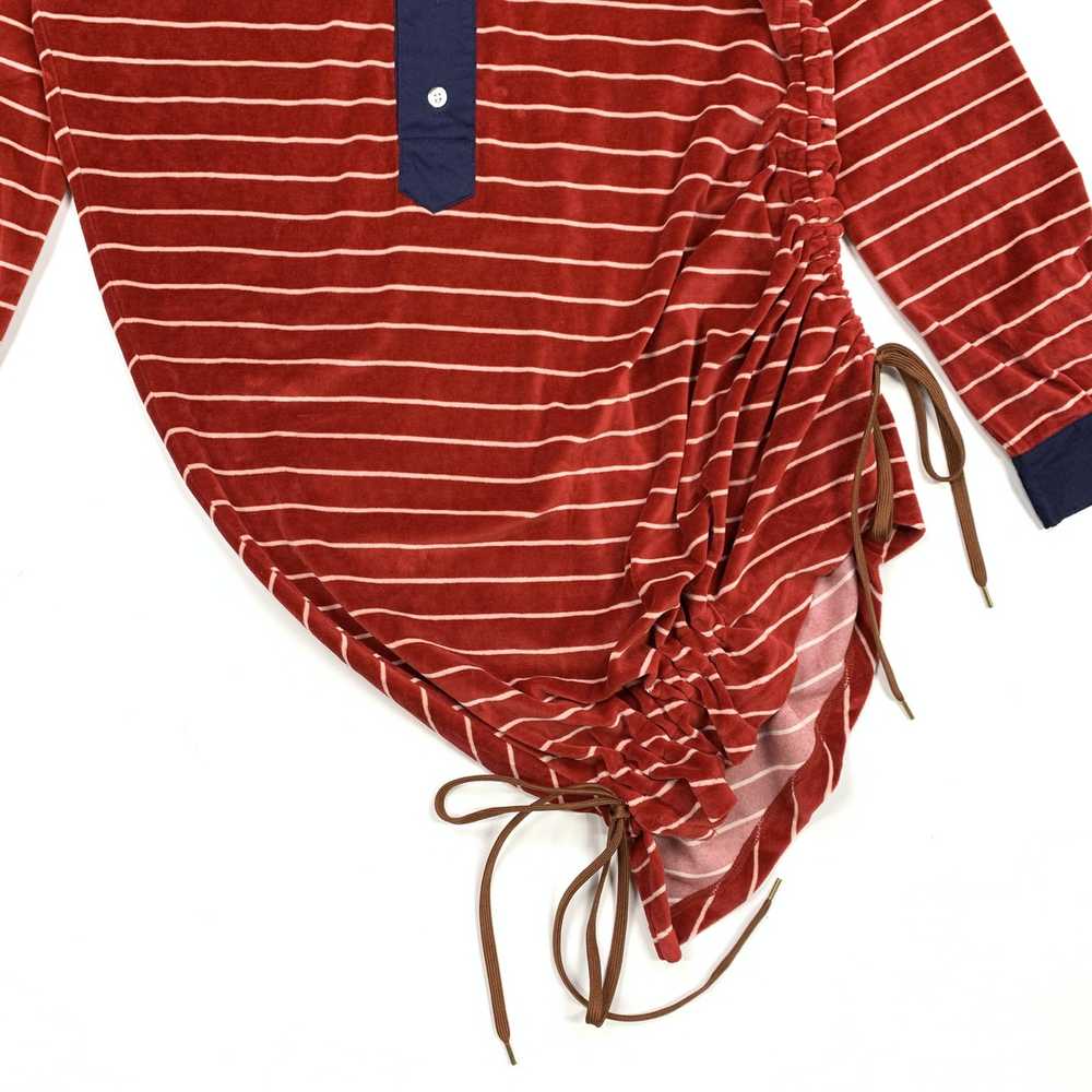Vivienne Westwood Cinching Velour Polo Shirt - image 3