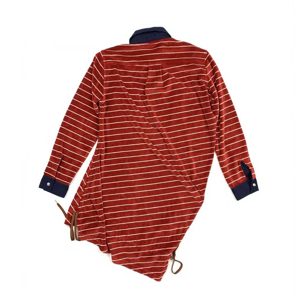 Vivienne Westwood Cinching Velour Polo Shirt - image 5