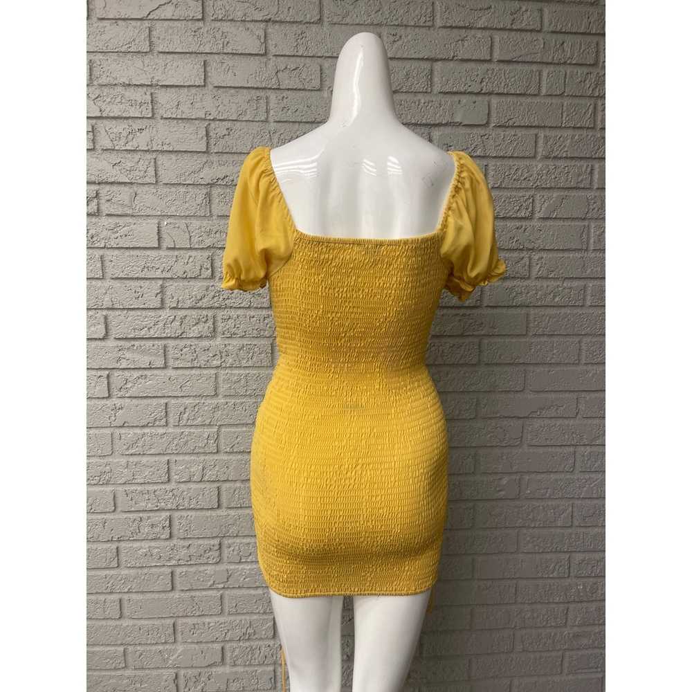 Other Love Tree Yellow Square Neckline Ruched Bod… - image 2