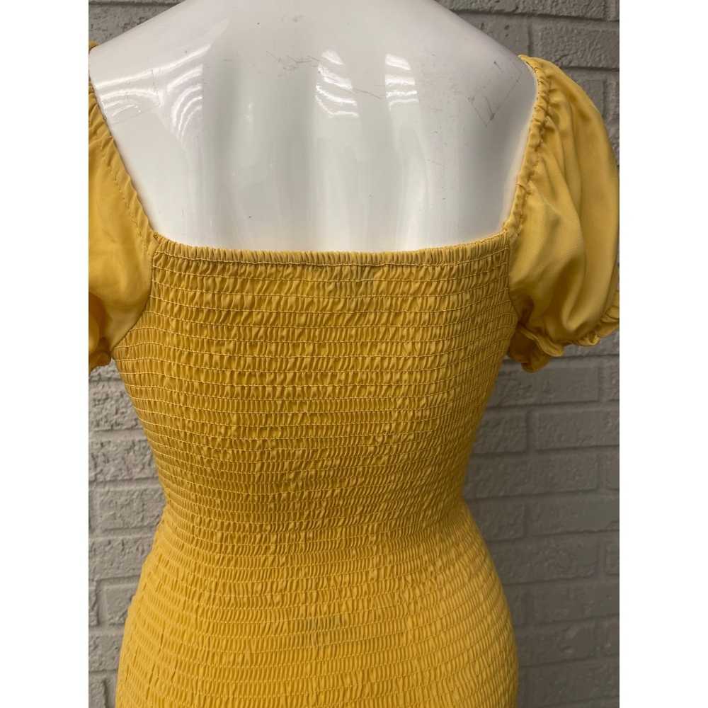 Other Love Tree Yellow Square Neckline Ruched Bod… - image 6