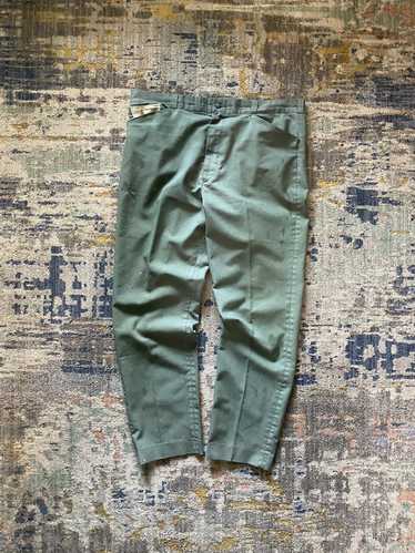 Vintage 1970’s forest green perma-prest chinos - image 1