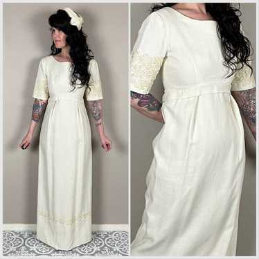 Vintage Vintage Custom Made 60s/70s Ivory Wedding 