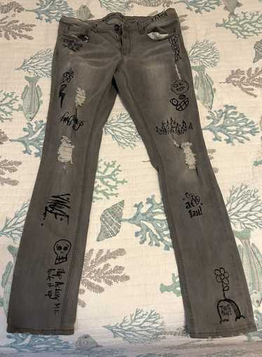 Ninth Hall Rogue Black Shredded Jeans