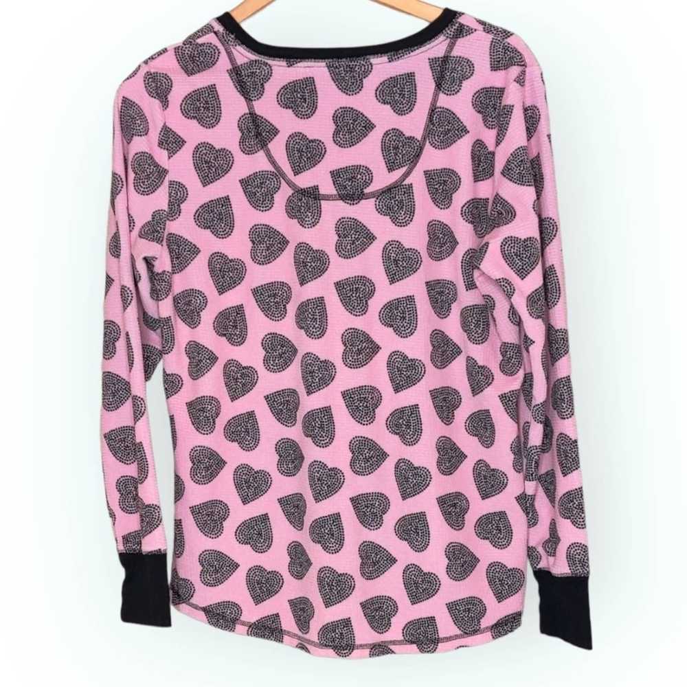 Betsey Johnson Betsey Johnson Pink and Black Hear… - image 2