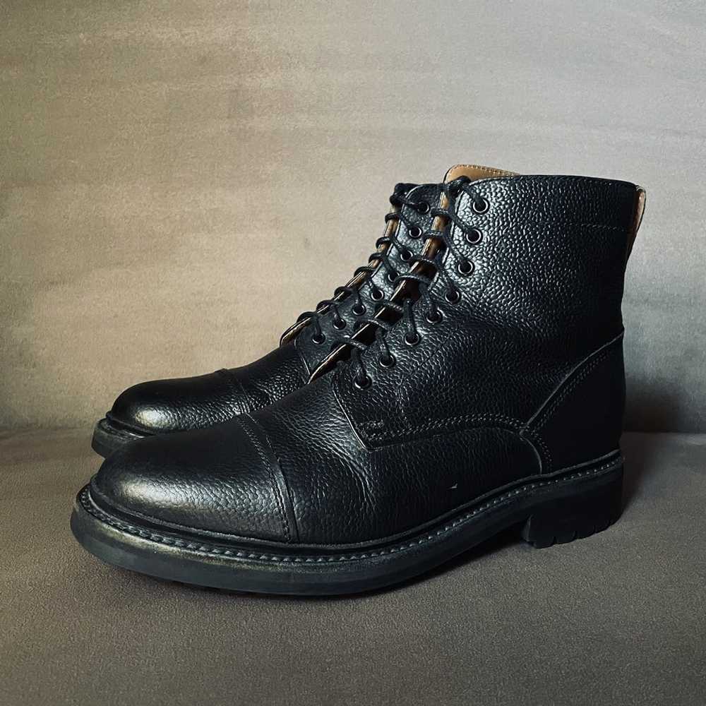 Grenson 🌿Grenson Pebble-Grain Leather Boots Blac… - image 1