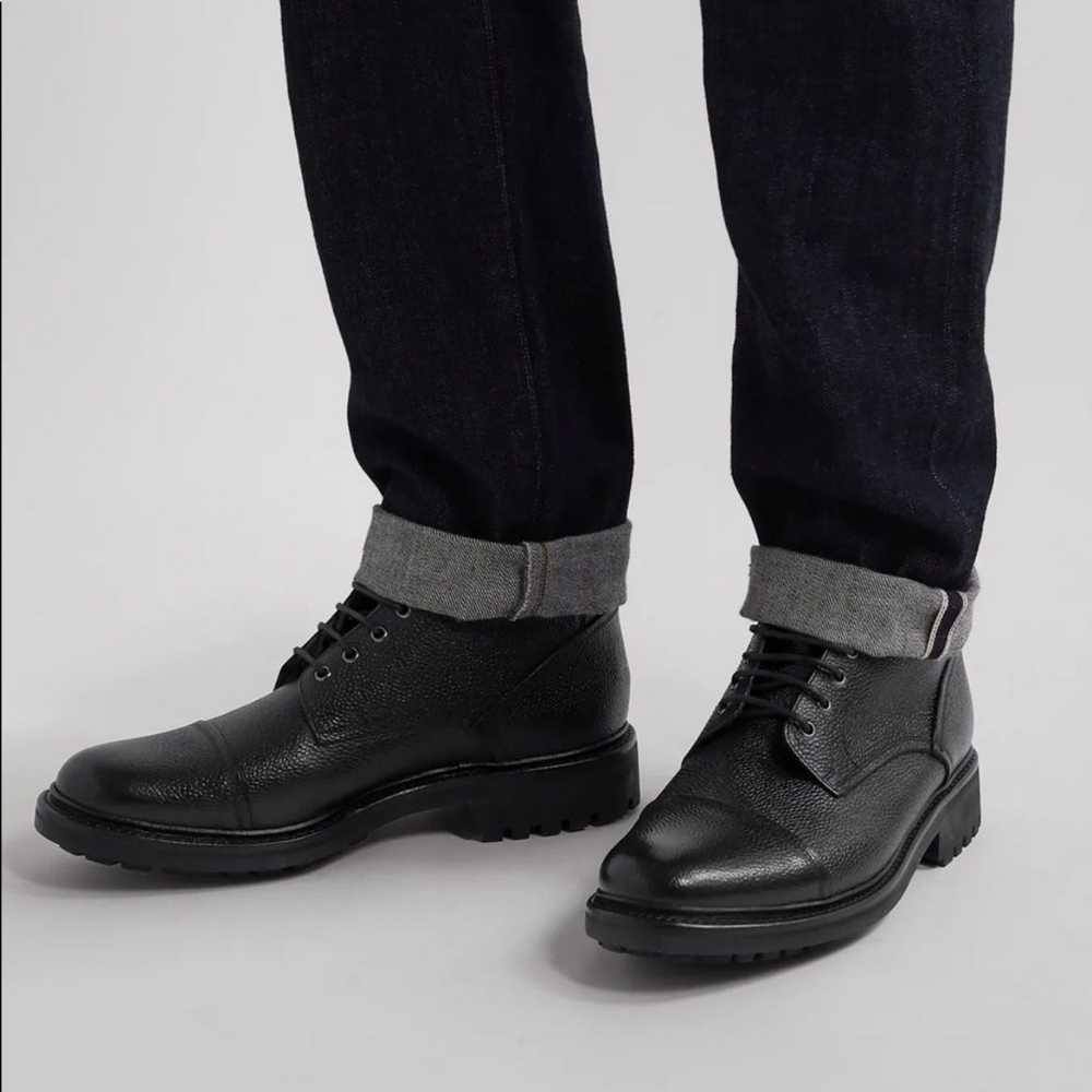 Grenson 🌿Grenson Pebble-Grain Leather Boots Blac… - image 3