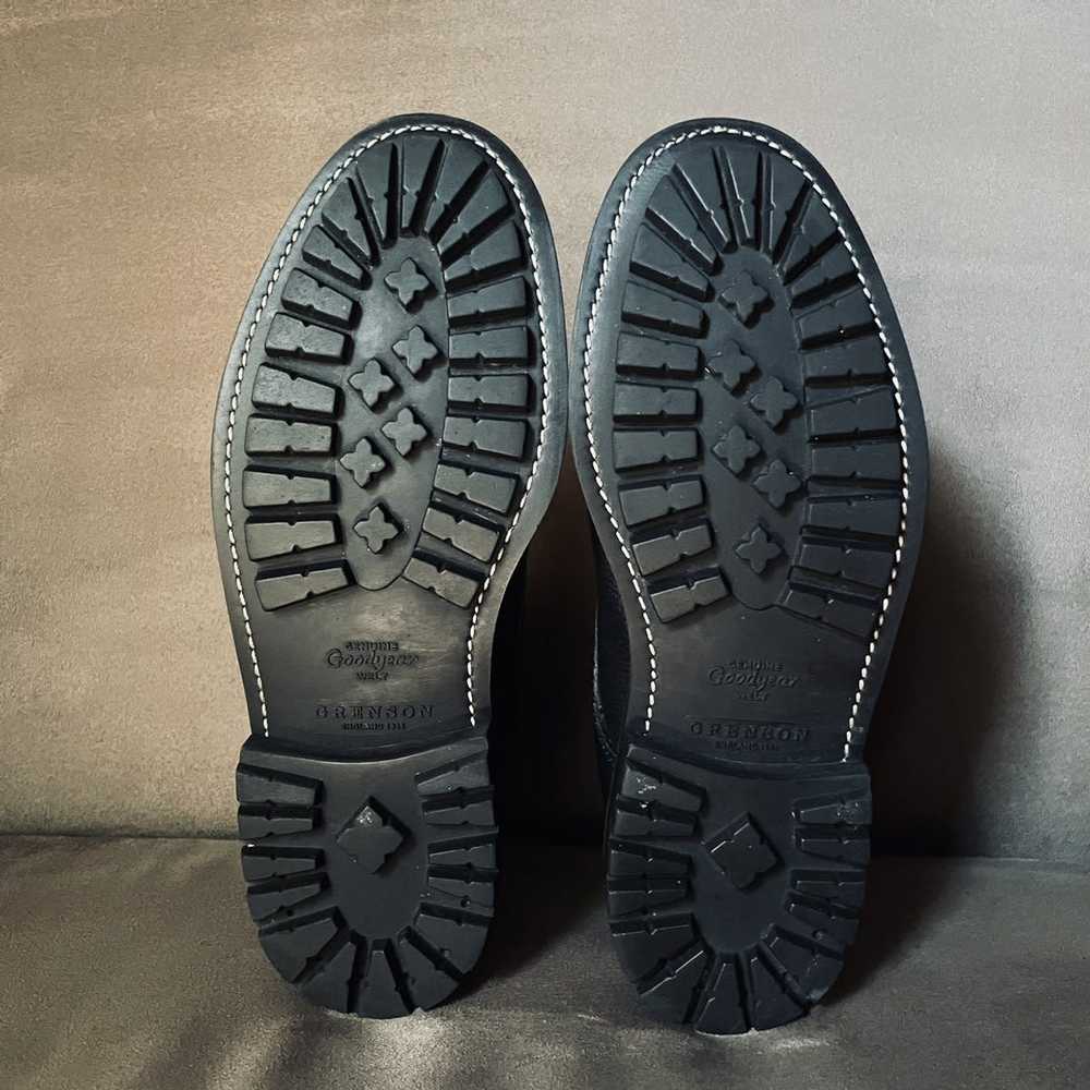 Grenson 🌿Grenson Pebble-Grain Leather Boots Blac… - image 9