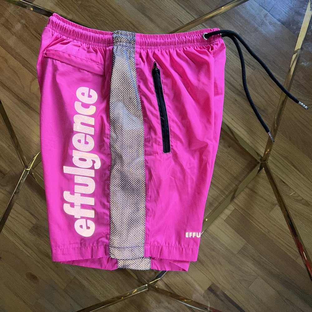 Effulgence PiNK 3M REFLECTiVE NYLON SHORTS SWiM T… - image 1