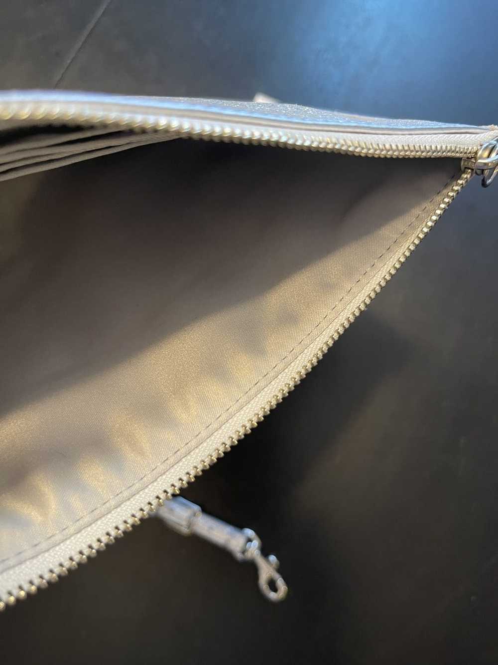 Coach Coach Silver Glitter Sparkle Bag Purse Clut… - image 6
